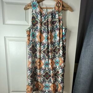 A sleeveless minidress from Monteau.